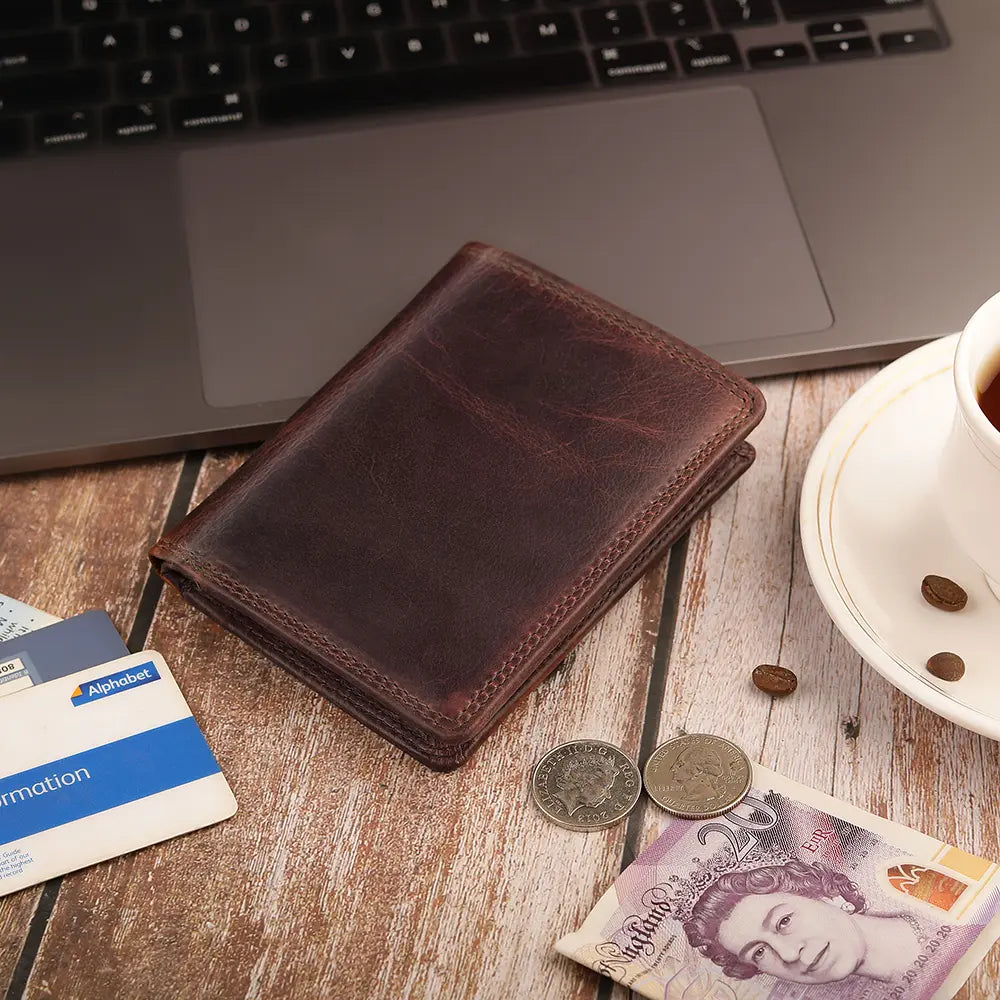 Brown Leather wallet for men