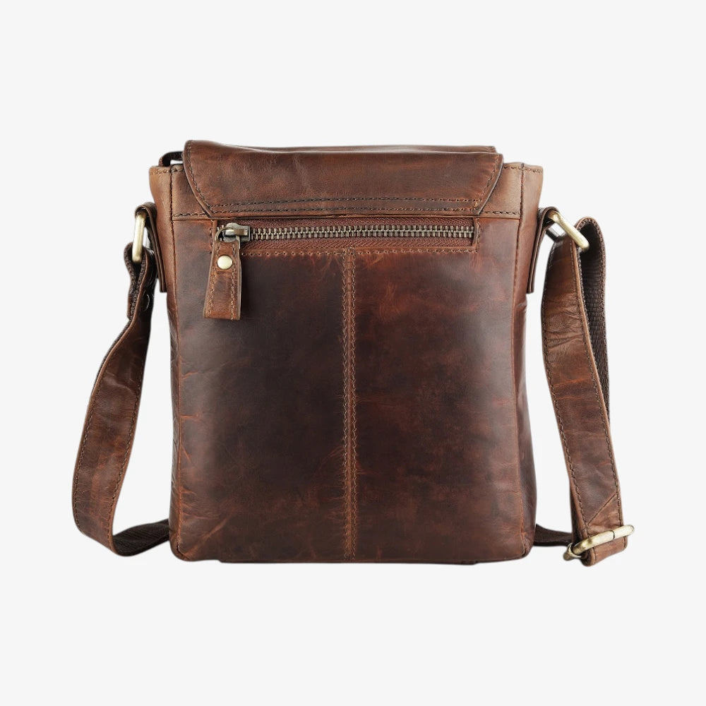 Men’s Leather Crossbody Messenger Bag