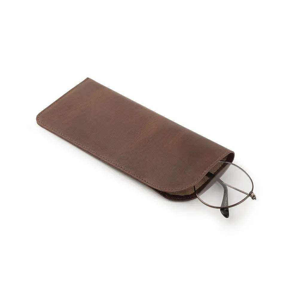 Leather-Lined Glasses Pouch Beatrice Mayfair