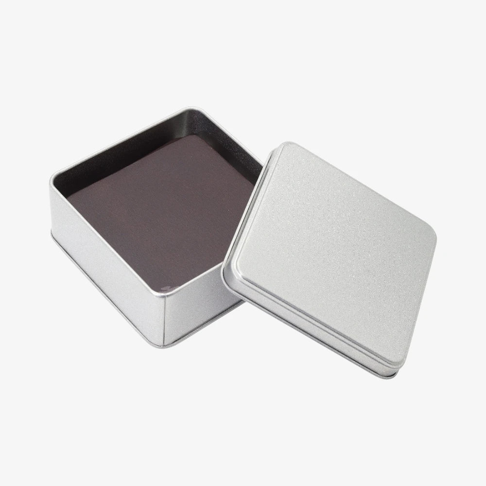 Chocolate Leather coaster set for dining table on a white background