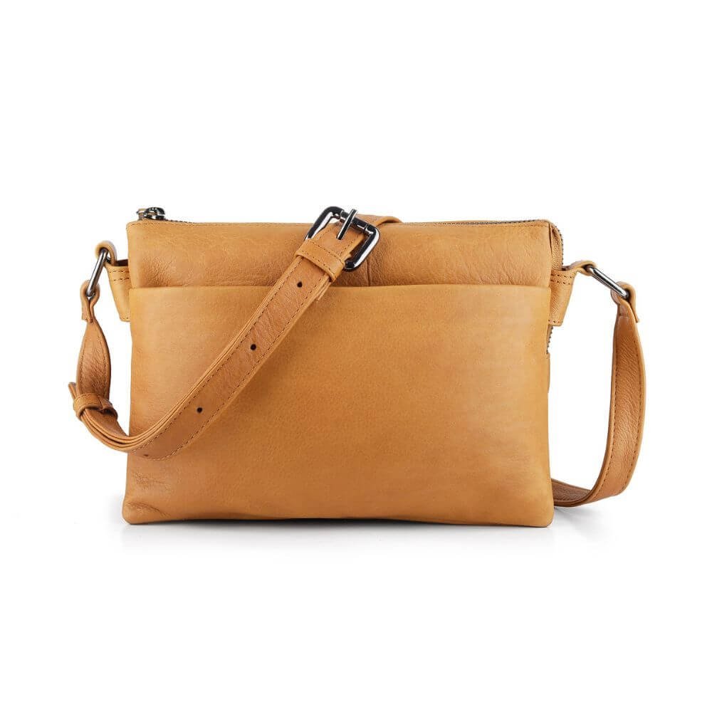 The Ultimate Organiser Leather Crossbody Bag with Built-in Wallet Cleo Hudson