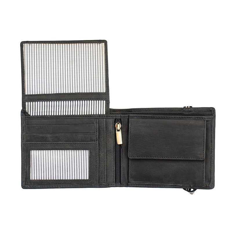 Columbia Bifold Wallet with Coin Pouch 1809BLK-01