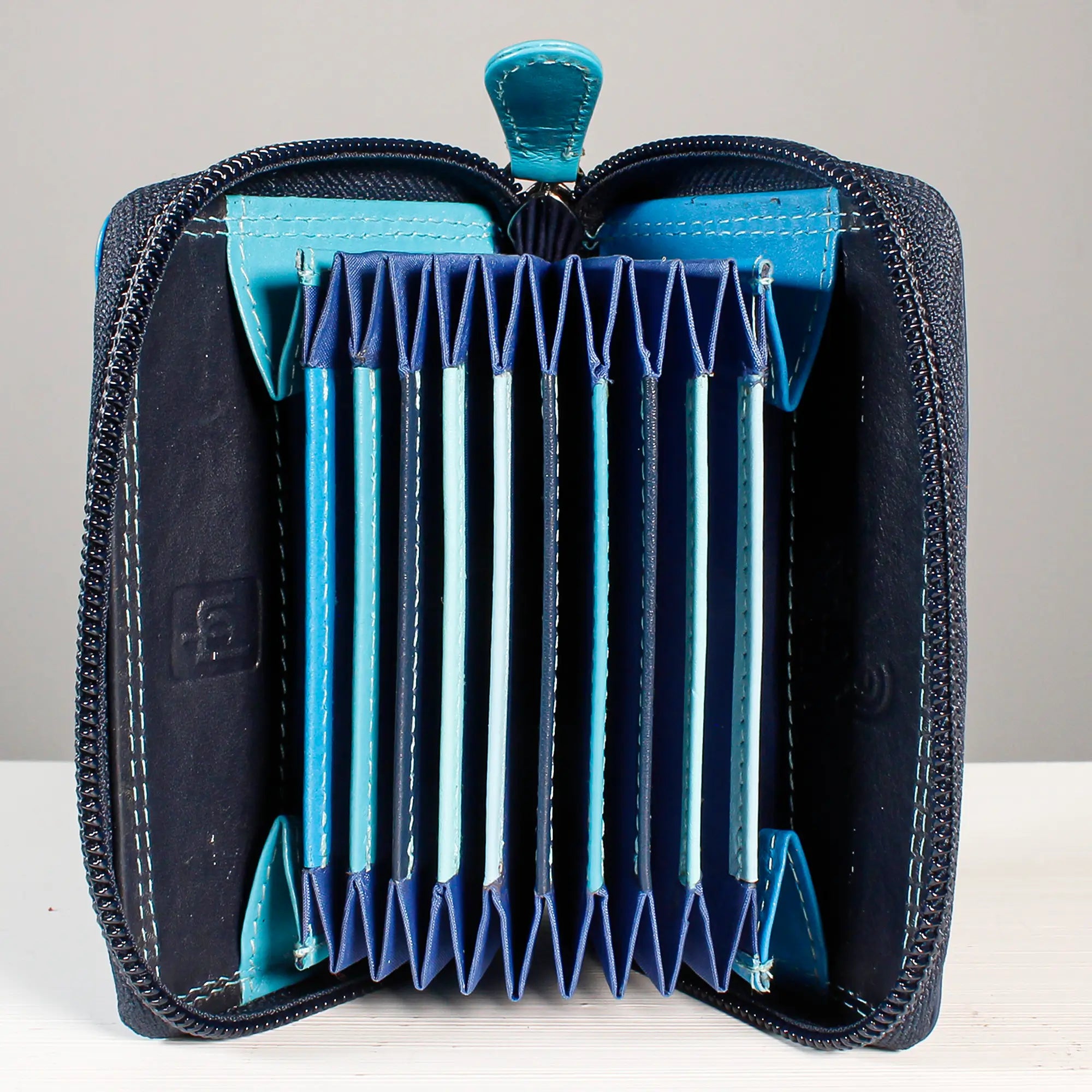 Leather Zip Around Purse - Pippa London