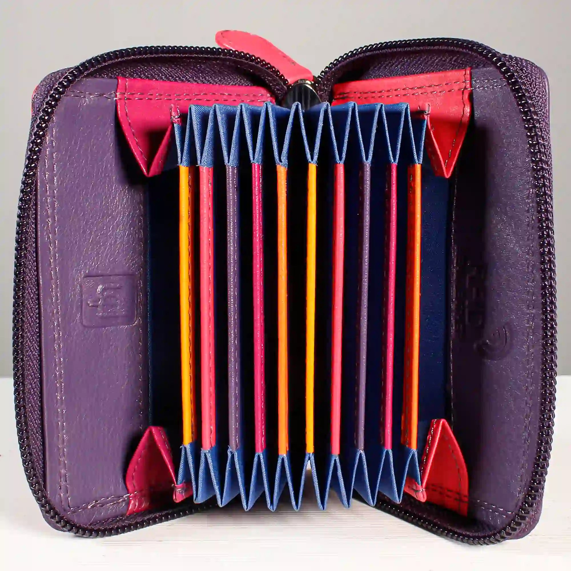 Leather Zip Around Purse - Pippa London