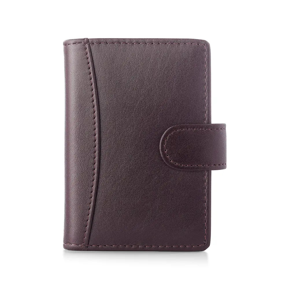Slim Soft Leather RFID Card Holder