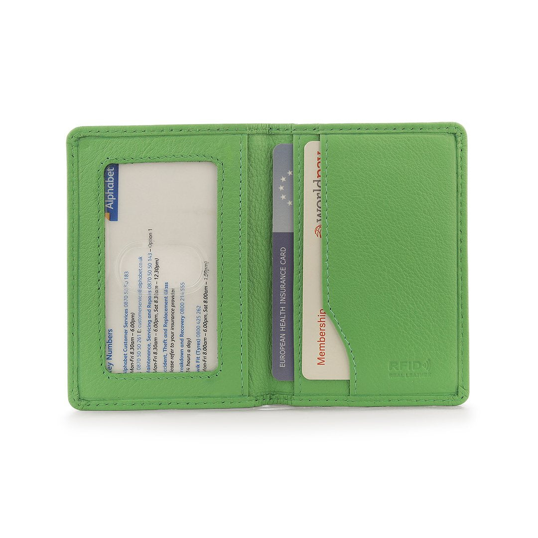 Leather Travel Card Holder