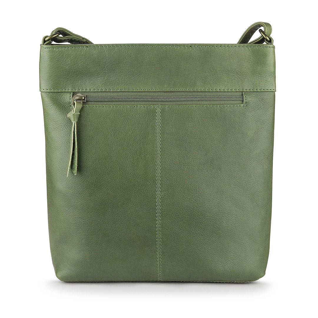 Green Washed Cancun Large Crossbody Bag Lupita – 1200 03