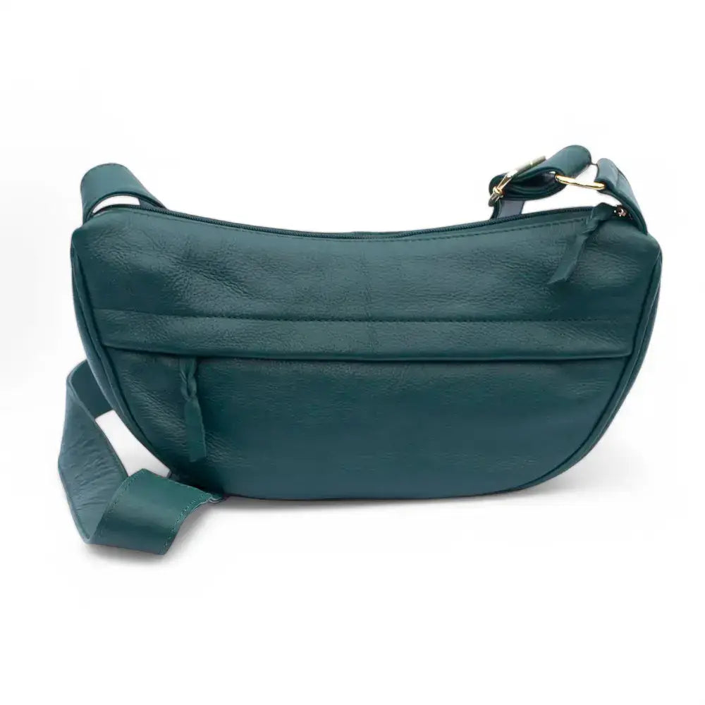 Soft Leather Half-Moon Sling Bag Seville