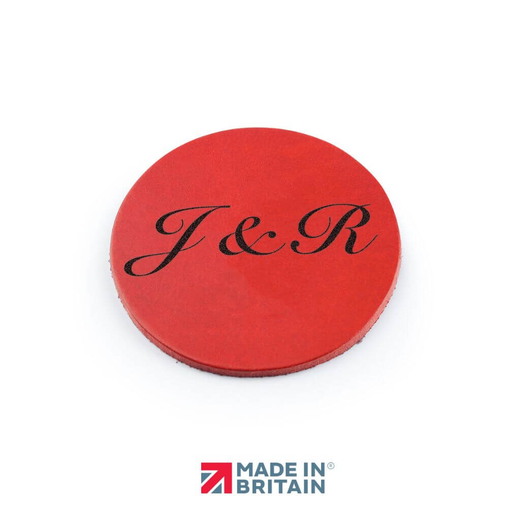 Leather Coasters Set of 8 with Gold Tin – Handmade in the UK