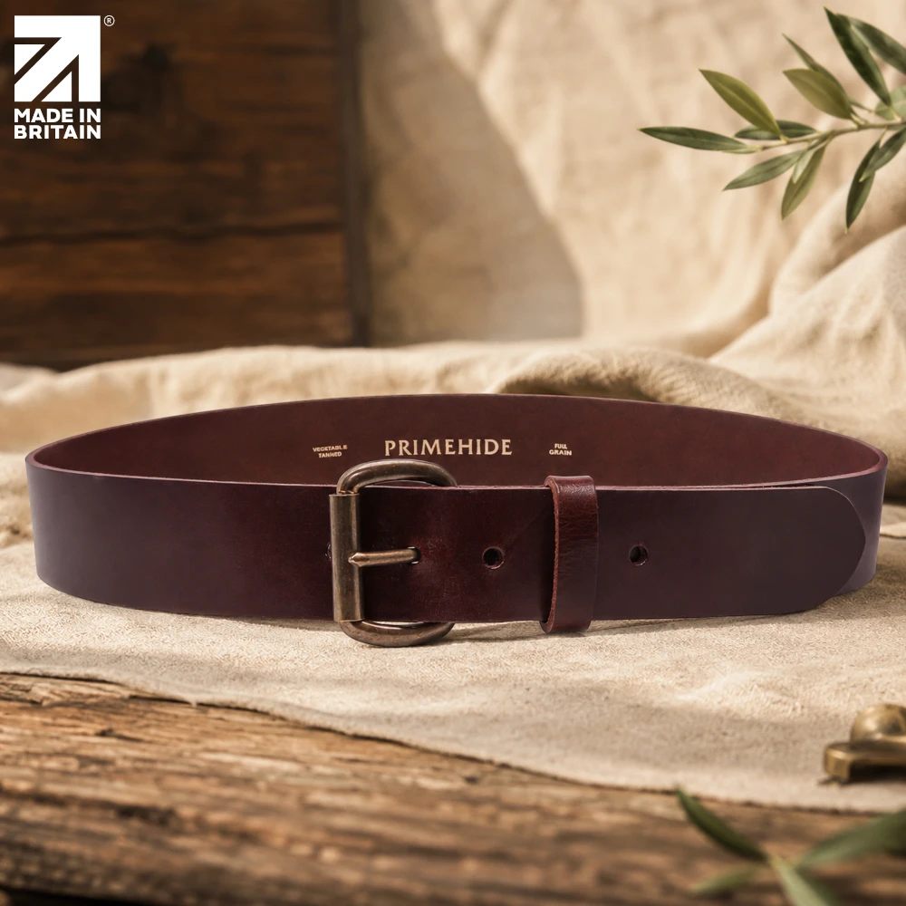 40mm handcrafted Italian full grain leather belt