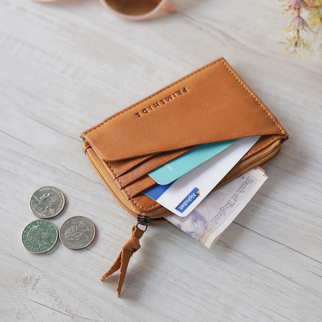 Juana Card Holder Wallet Washed Cancun Cognac 02