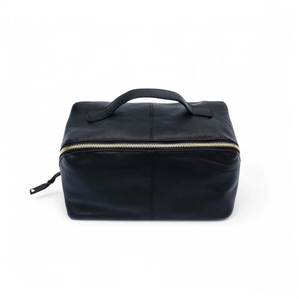 Soft Leather Large Makeup Washbag - Seville