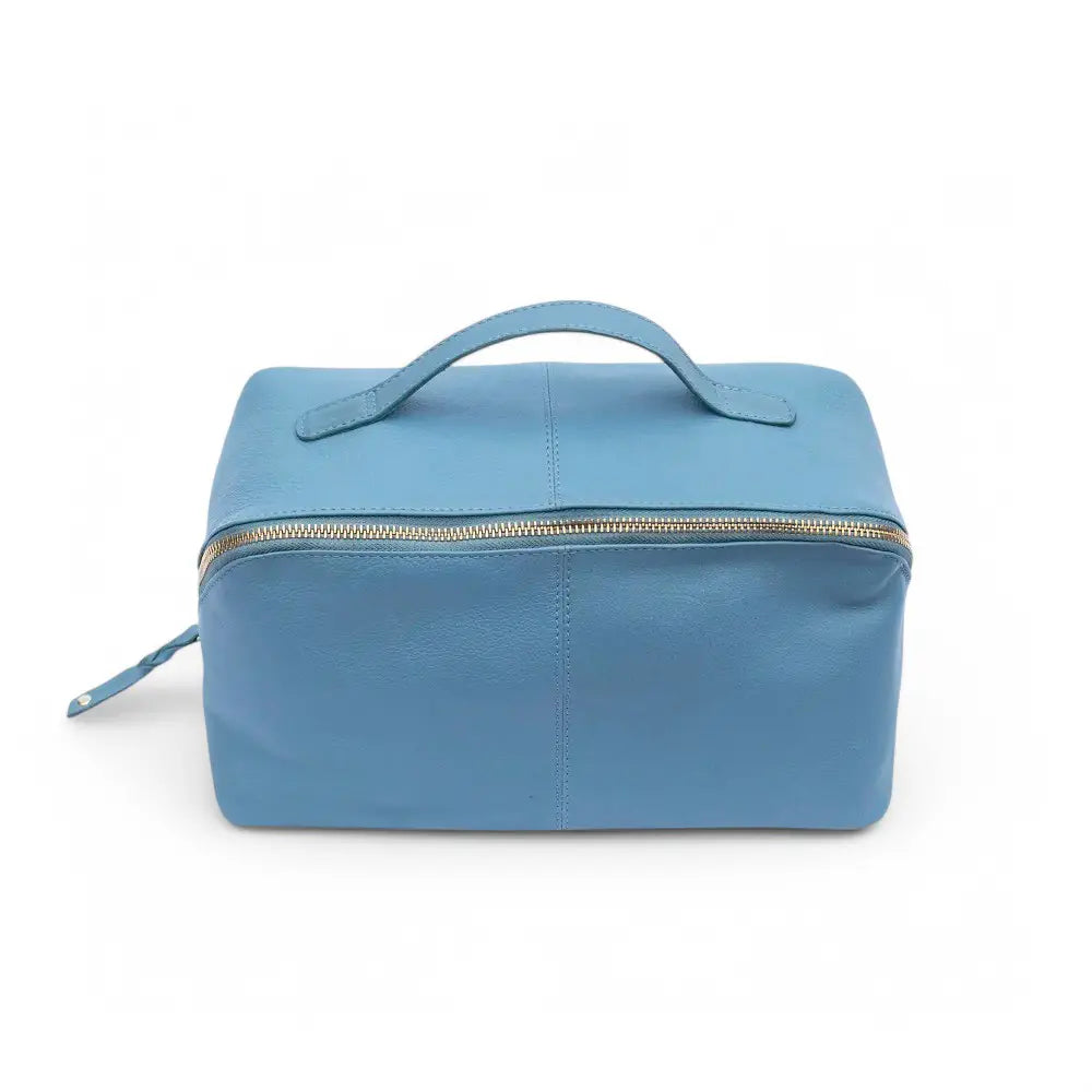 Soft Leather Large Makeup Washbag - Seville