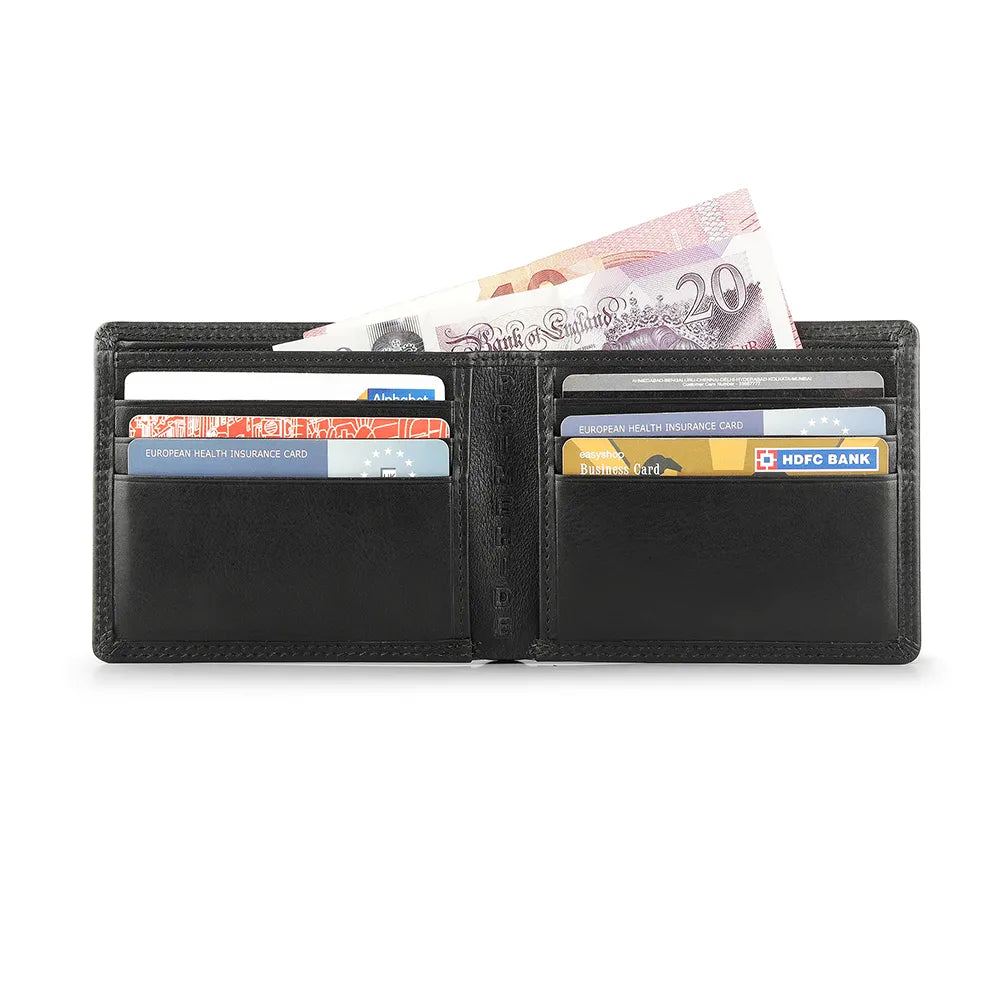 Leather Bifold Wallet For Men - Victor Leon