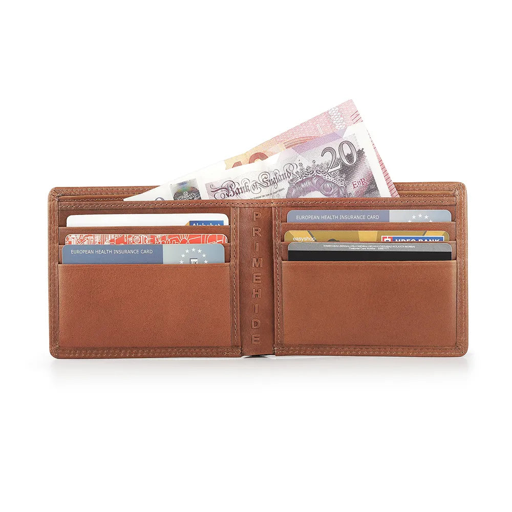 Leather Bifold Wallet For Men - Victor Leon