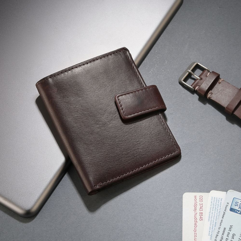 Leather Credit Card Holder &#8211; Aldo Tuscan 2217 Brown (4)