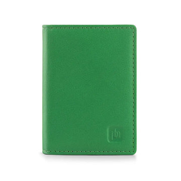 Leather Credit Card Holder Green-1