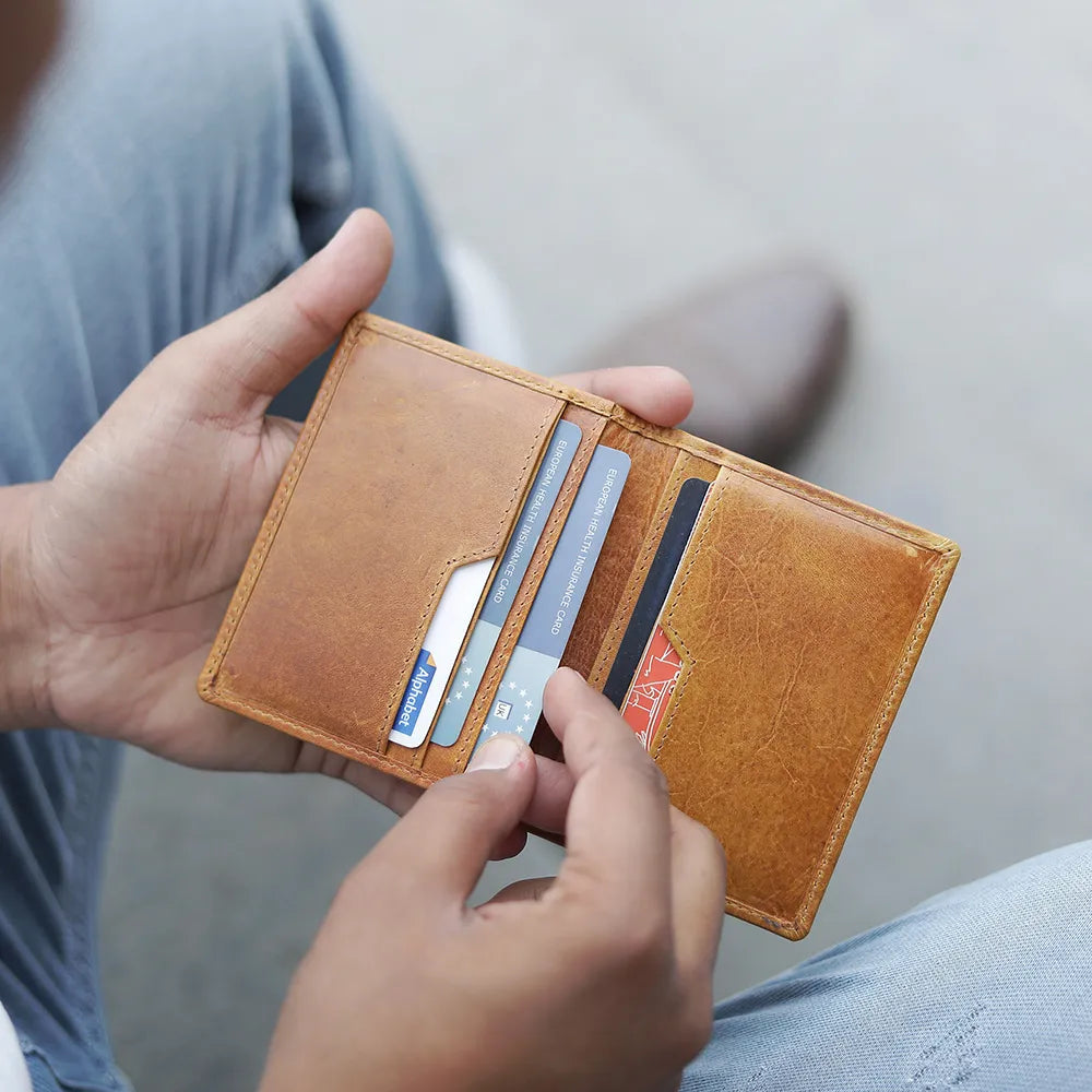 Leather Credit Cardholder &#8211; Diego Alperto Tan 03