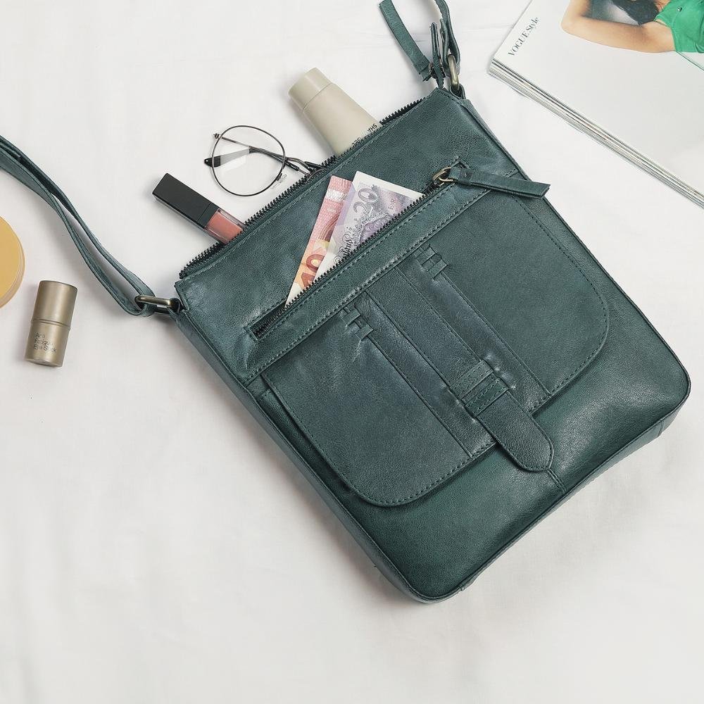 Leather Crossbody Bag &#8211; Phoenix Arizona GREEN 360 (4)