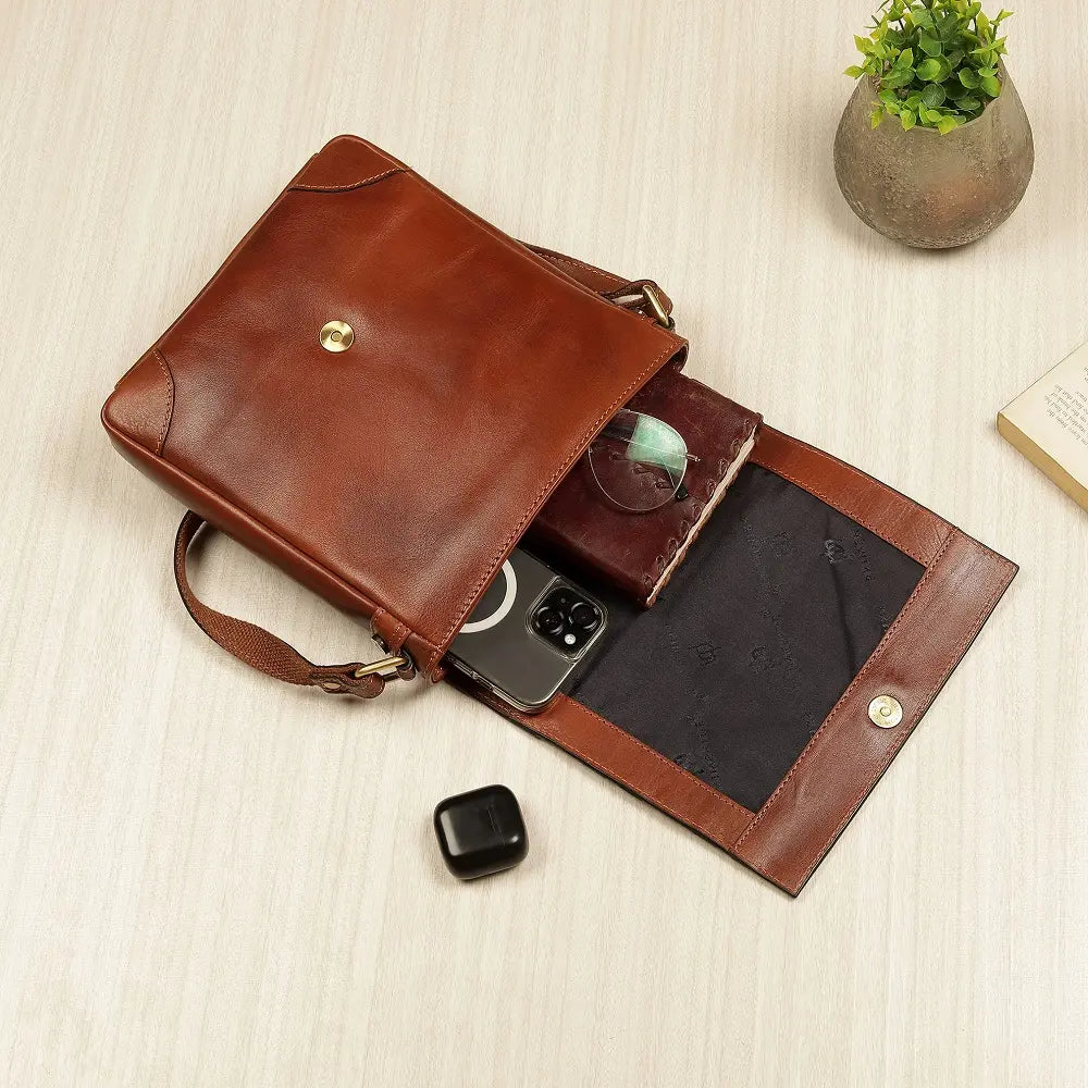 Leather Crossbody Handbag Ridgeback-5