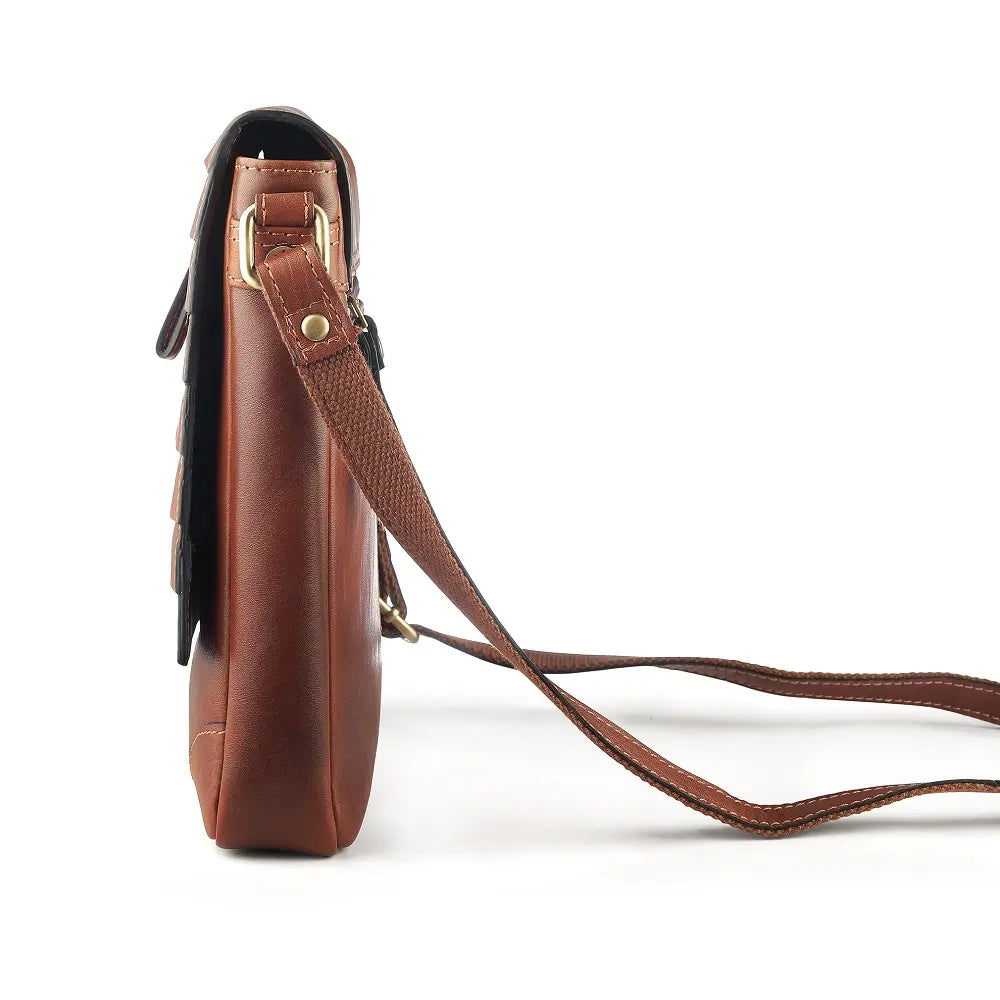 Leather Crossbody Handbag Ridgeback-7