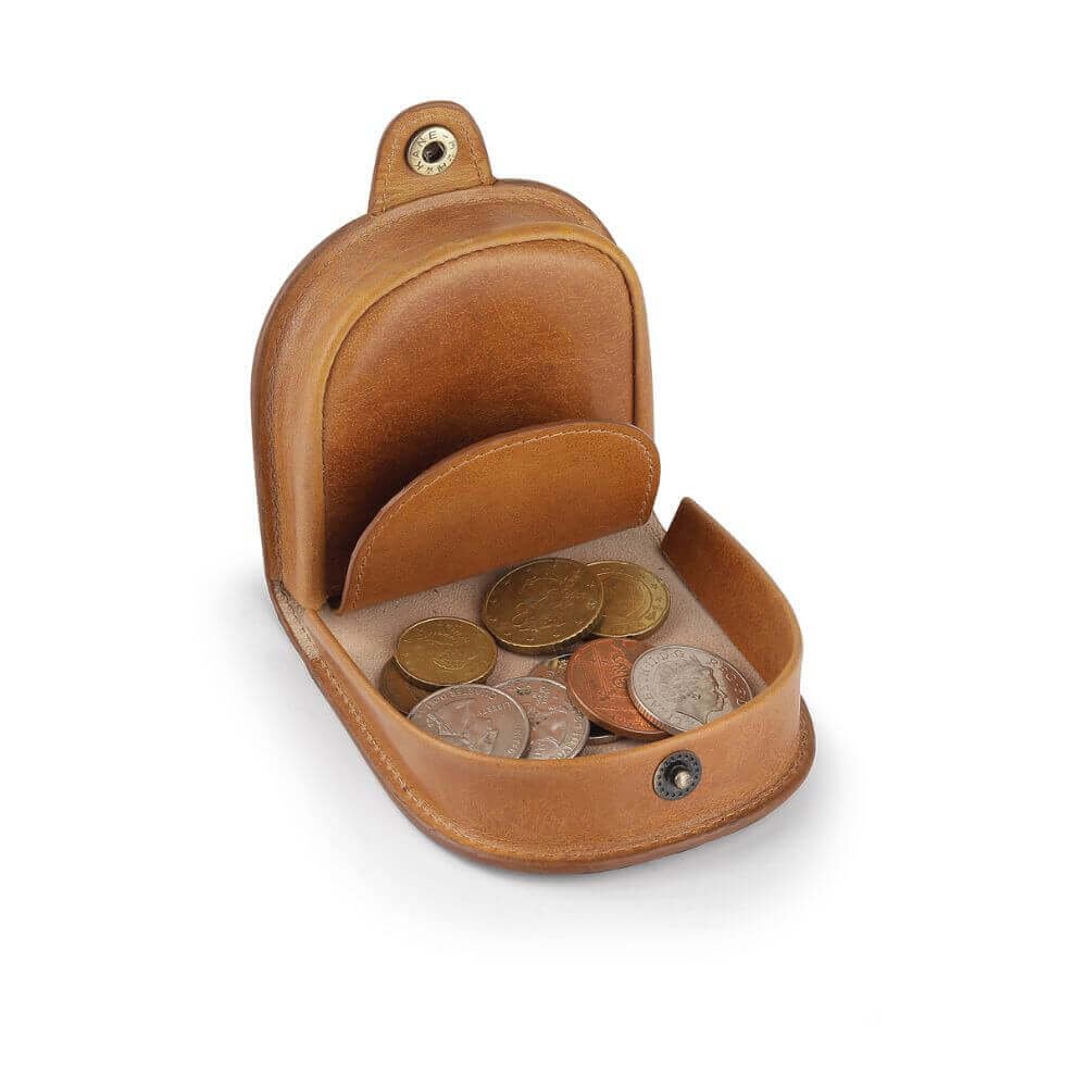 Leather Horseshoe Coin Purse Mayfair 2507 (2)