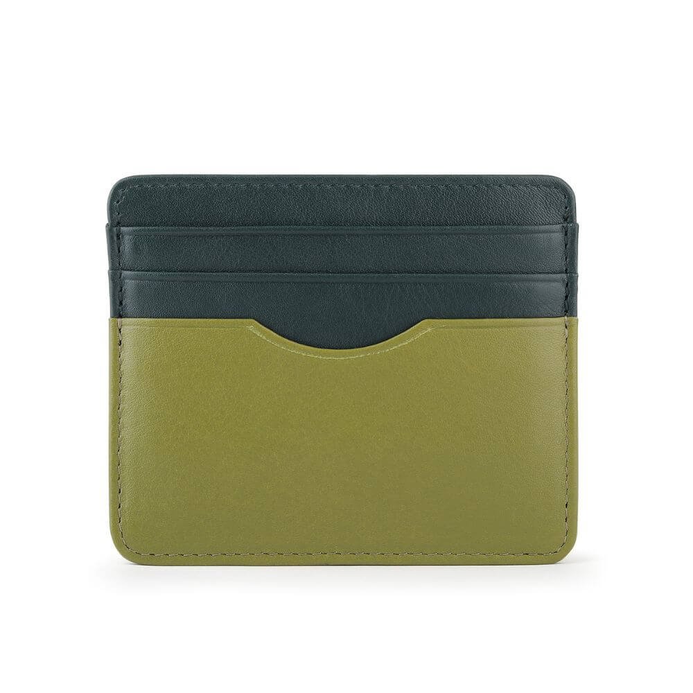 Leather Lined Cardholder Rio 785 &#8211; Green (2)