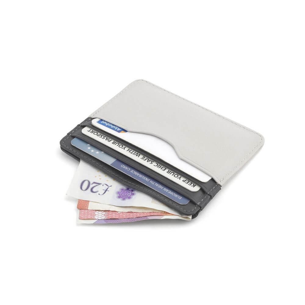 Leather Lined Cardholder Rio 785 &#8211; Grey (2)