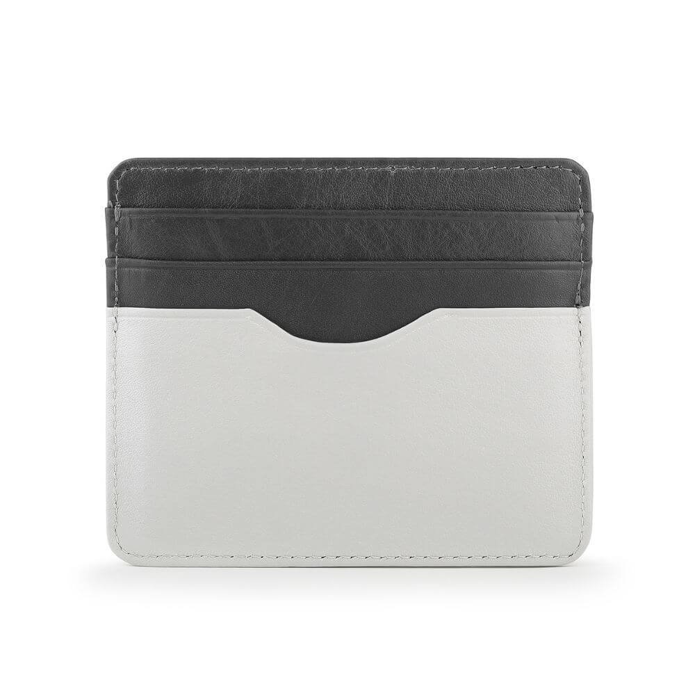 Leather Lined Cardholder Rio 785 &#8211; Grey