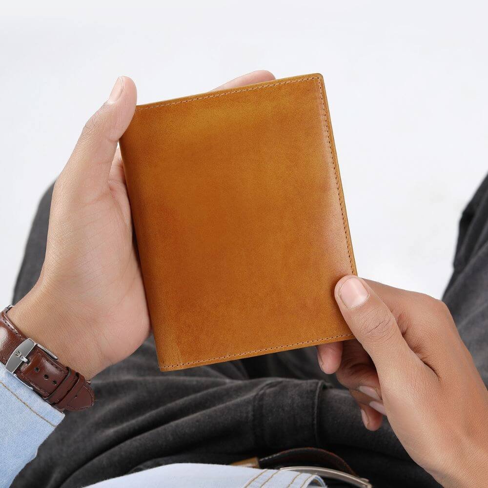 Leather-Lined Passport Wallet Sebastian Mayfair 04