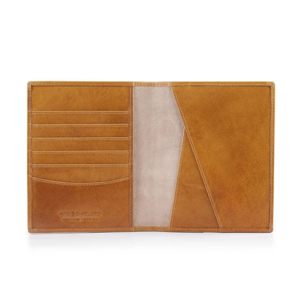 Leather-Lined Passport Wallet Sebastian Mayfair