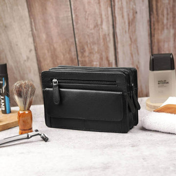 Leather Man Purse For Travel
