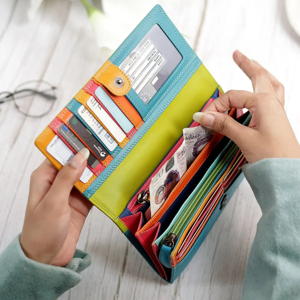 Leather Matinee Purse Heather London-3