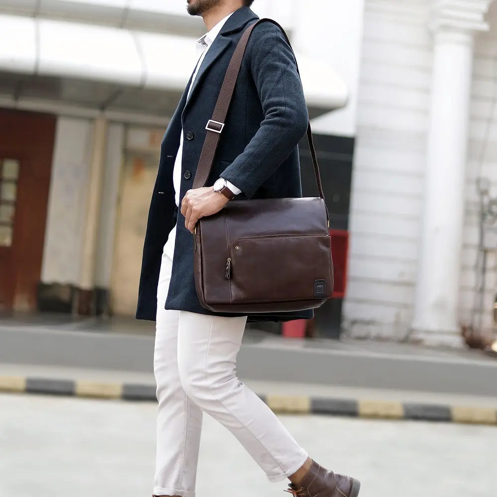 Leather Messenger Bag Tuscan-7