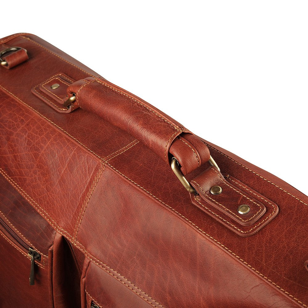 Leather Suit Carrier 829BRN &#8211; 12