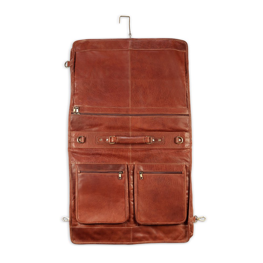 Leather Suit Carrier 829BRN &#8211; 14
