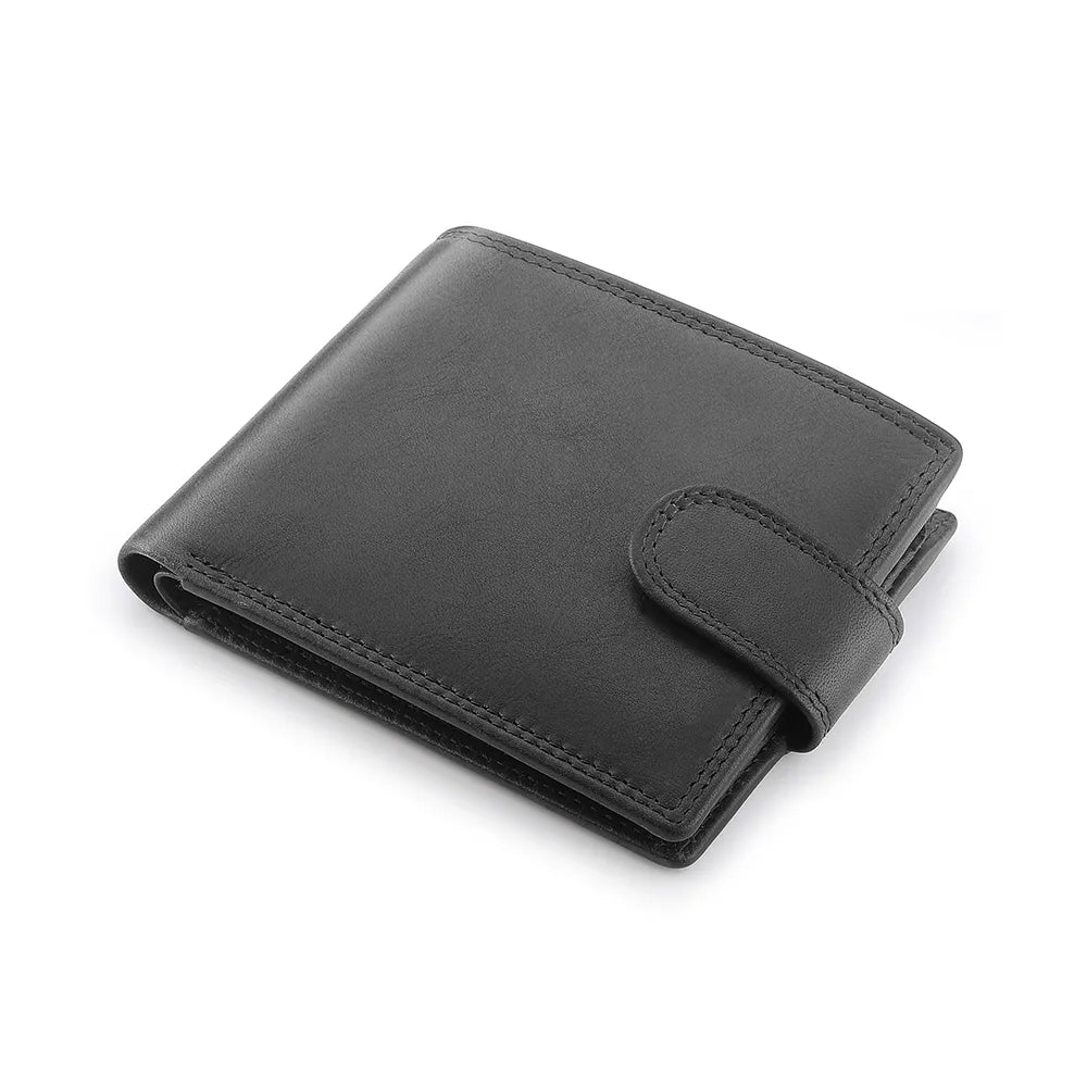 Leather Trifold Wallet For Men - Julian Leon