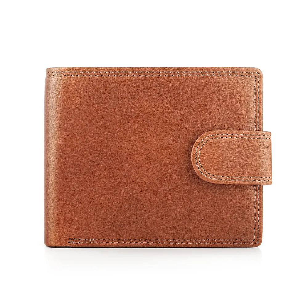 Leather Trifold Wallet For Men - Julian Leon