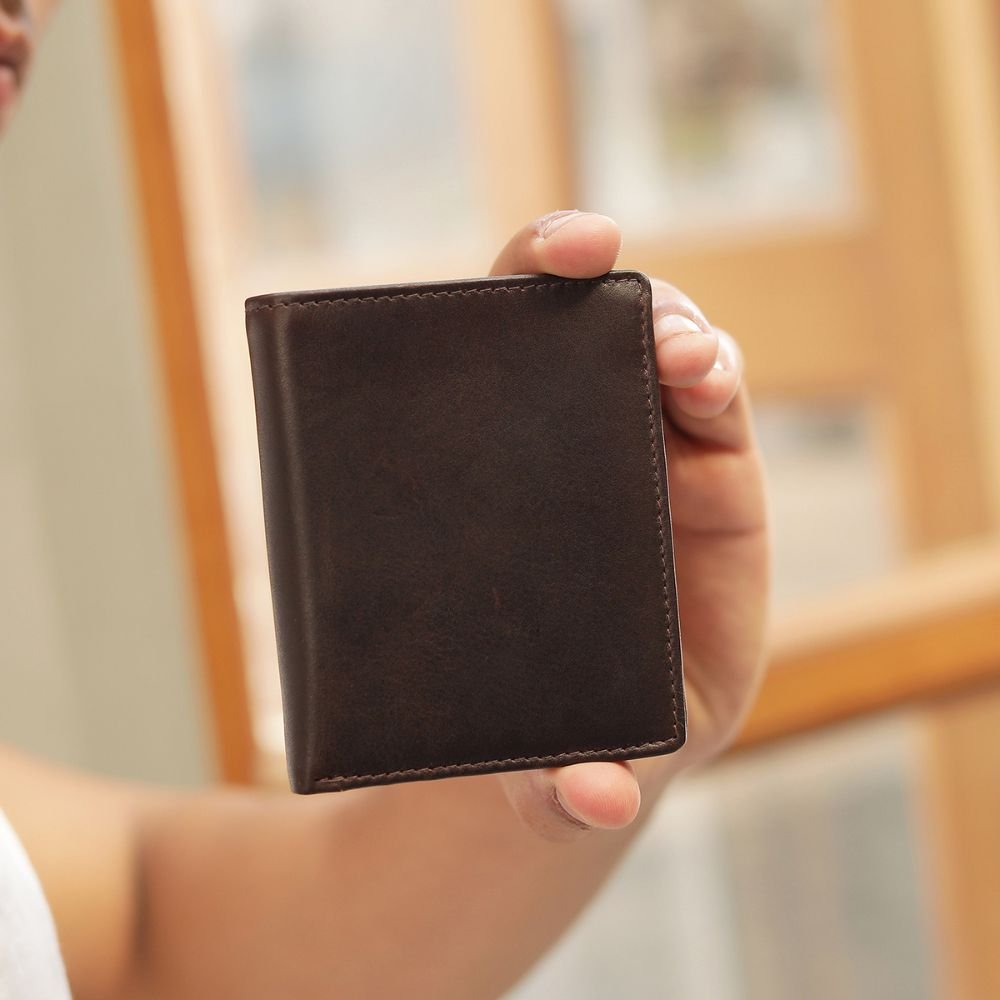 Leather Wallet For Men &#8211; Nico Tuscan 2334 Brown