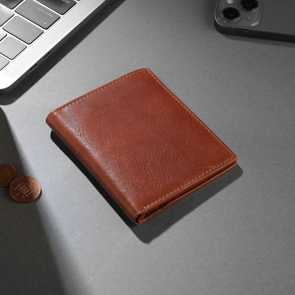 Leather Wallet For Men &#8211; Nico Tuscan 2334 Chestnut (3)
