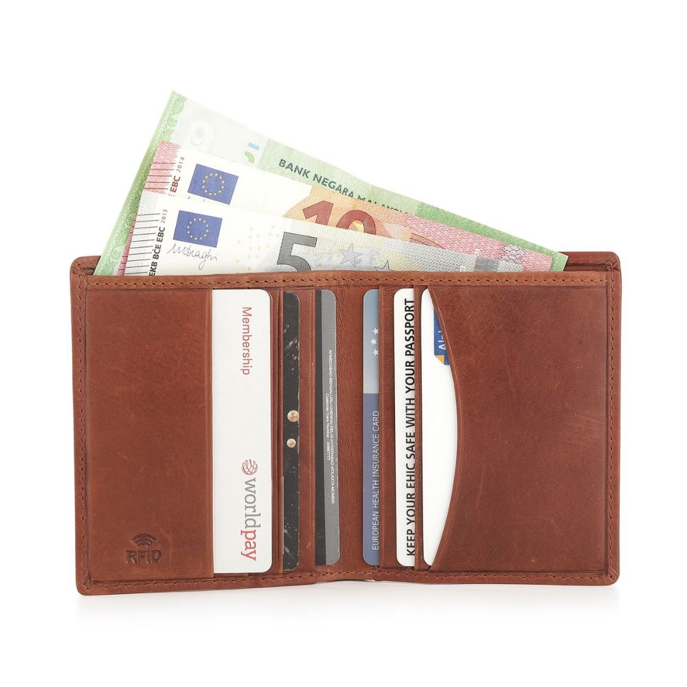 Leather Wallet For Men - Nico Tuscan