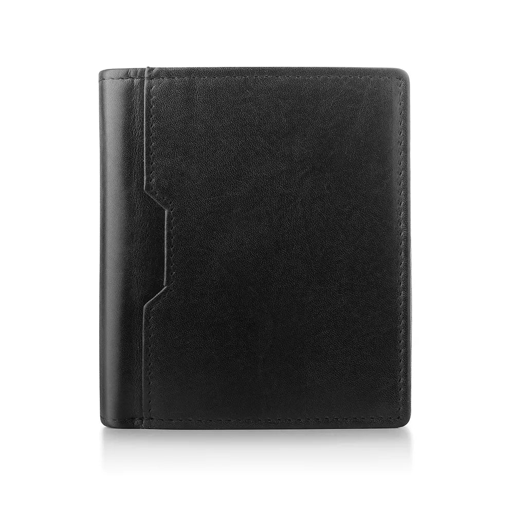 Leather Wallet with Coin Pocket - Alexander Alperto
