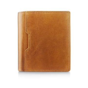 Leather Wallet with Coin Pocket - Alexander Alperto