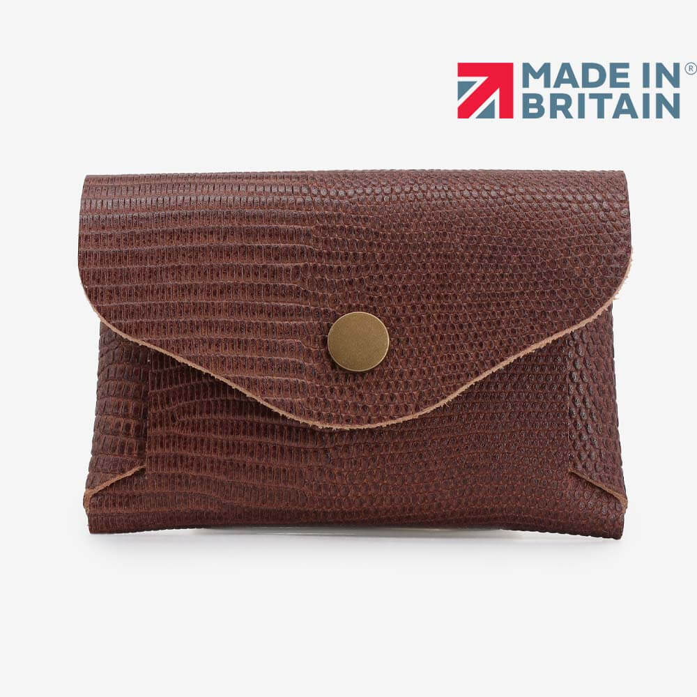 Leather Folded Coin Purse- Made in Britain