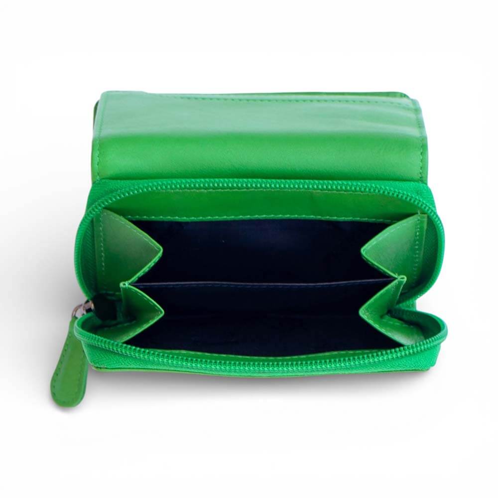 Soft Leather Trifold Purse For Women - Velura