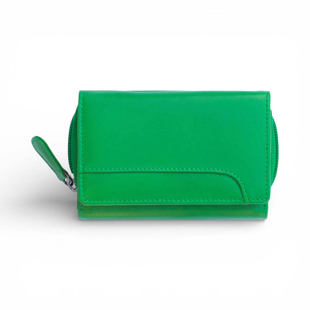 Soft Leather Trifold Purse For Women - Velura
