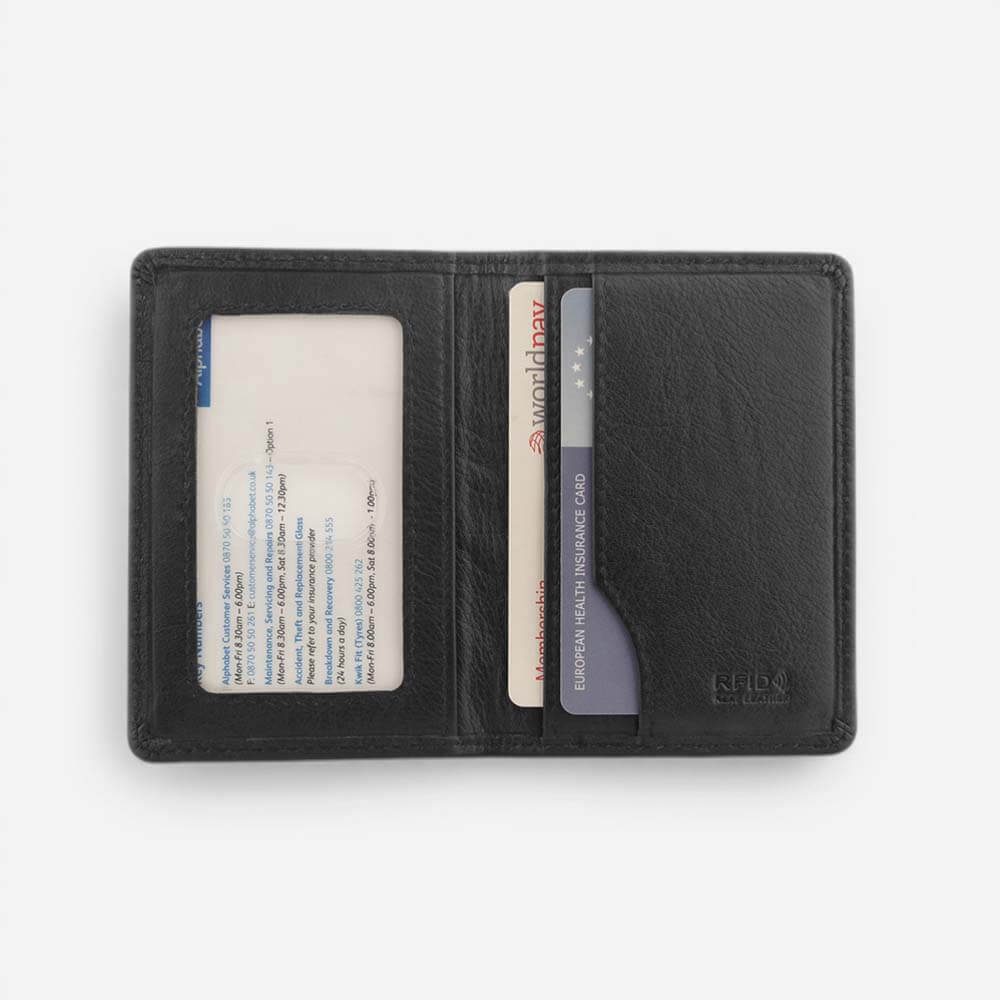 Leather Travel Card Holder