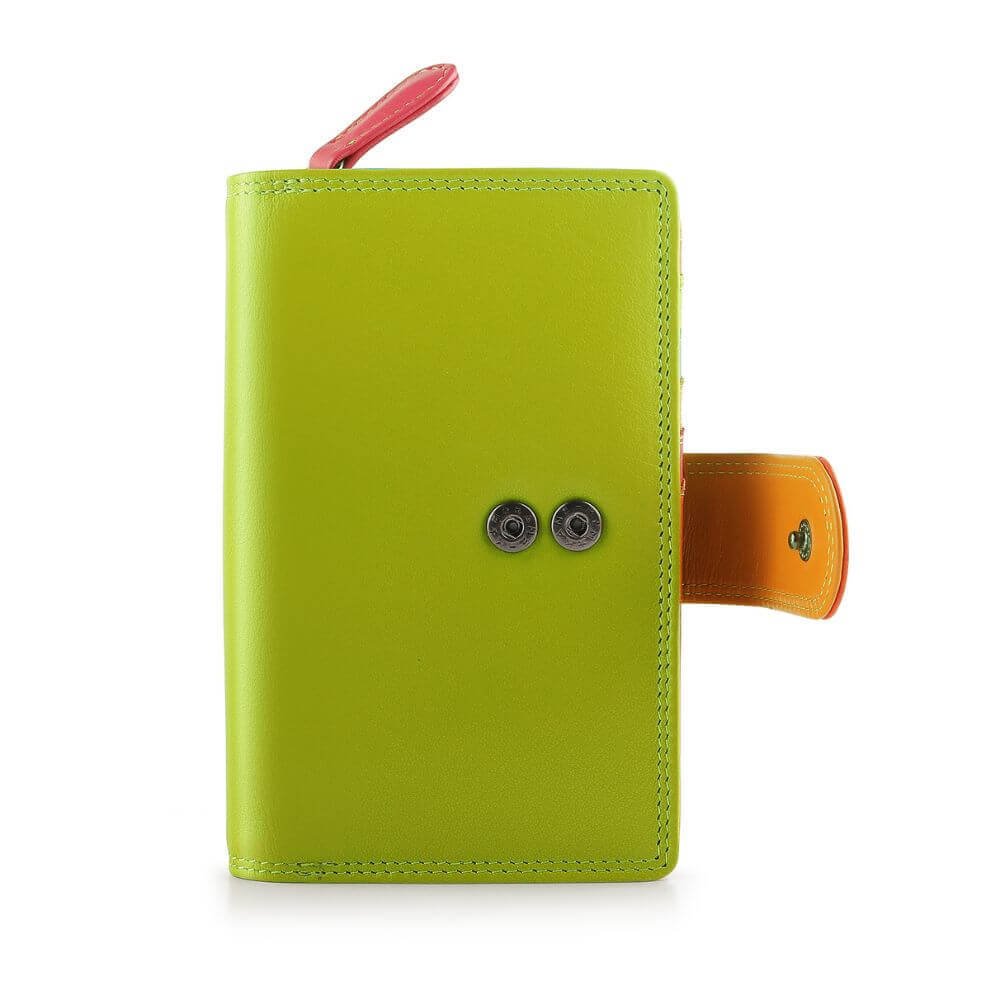 Lime Soft Leather Colourful Bifold Purse &#8211; Primrose London (4)