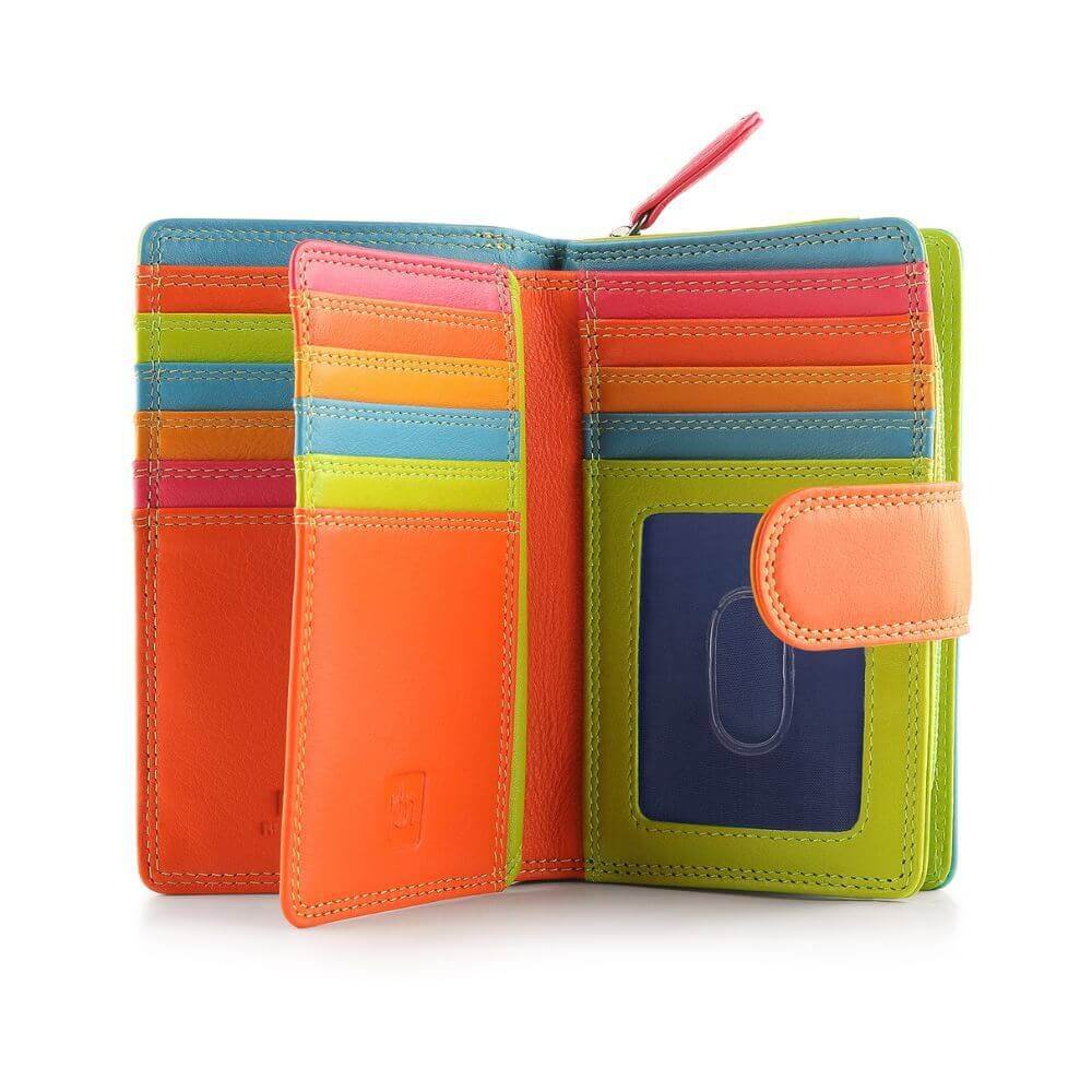 Lime Soft Leather Colourful Bifold Purse &#8211; Primrose London (3)