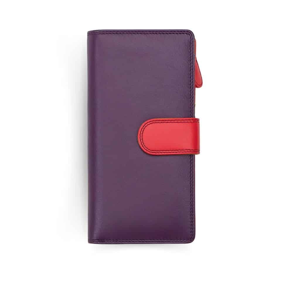 Long Leather Bifold Purse - Victoria London